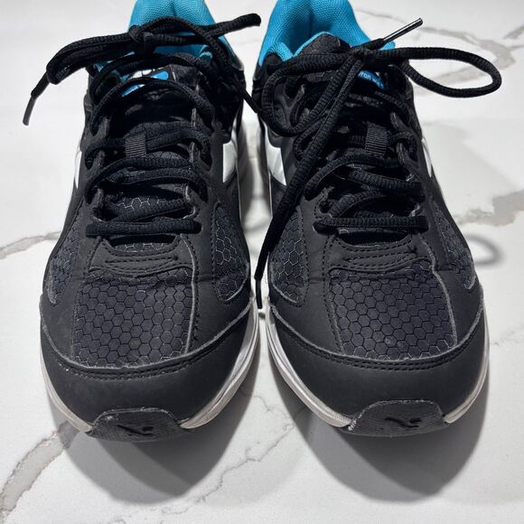 Diadora Nucleo 2 | Women’s Sz 9M Athletic Running Black Teal Blue Sneakers Shoes - Picture 2 of 11